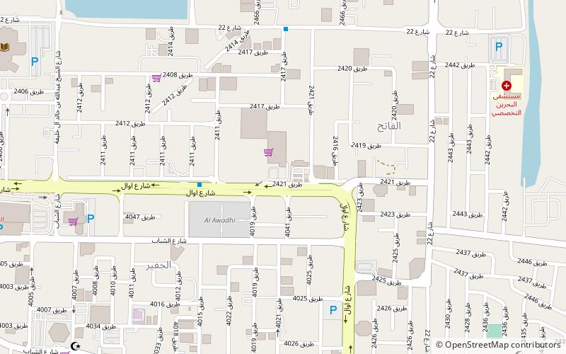 Juffair Mall location map
