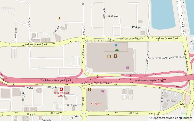 seef mall manama location map