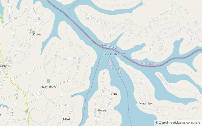 Lac Cyohoha Sud location map