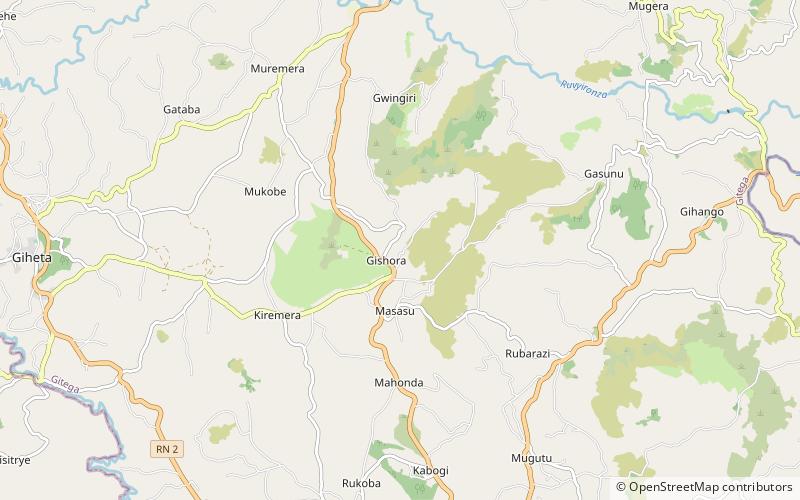 gishora gitega location map