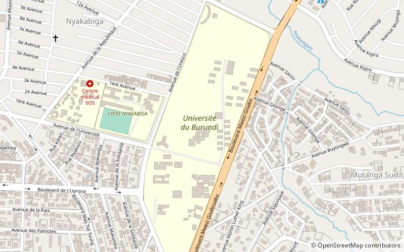 Universität von Burundi location map