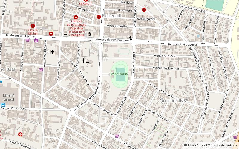 Stade Prince Louis Rwagasore location map