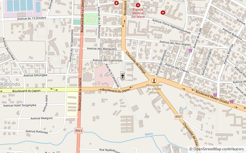 Catedral Regina Mundi location map