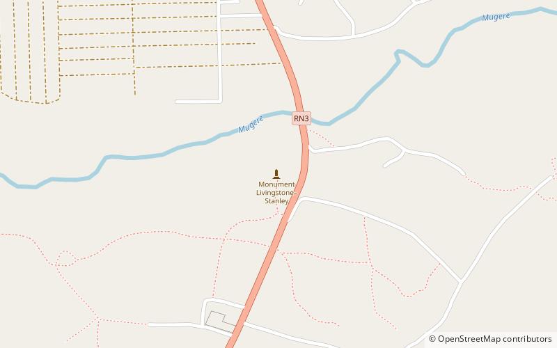Livingstone–Stanley Monument location map