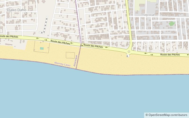 Plage de Fidjrosse location map