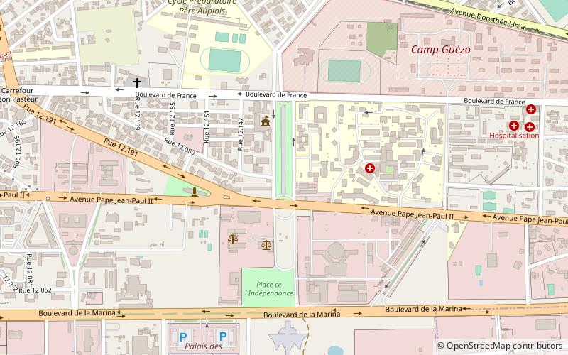 cardinal bernardin gantin kotonu location map