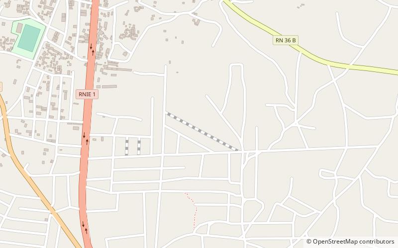 Zoungbomè location map