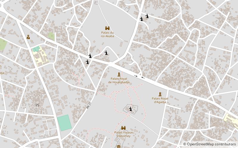 Palais Royal de Houégbadja location map