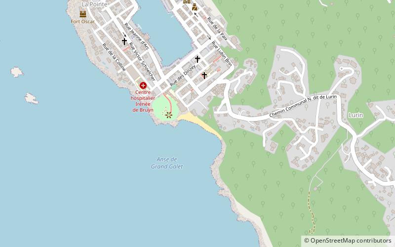 shell beach gustavia location map