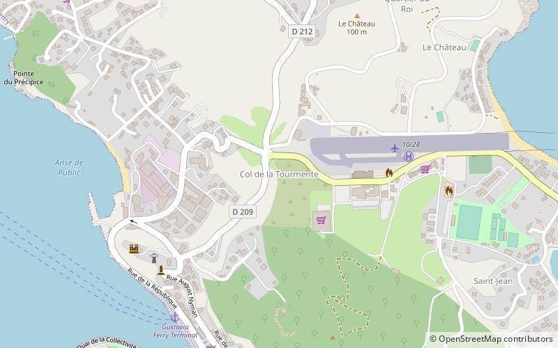 Col de la Tourmente location map