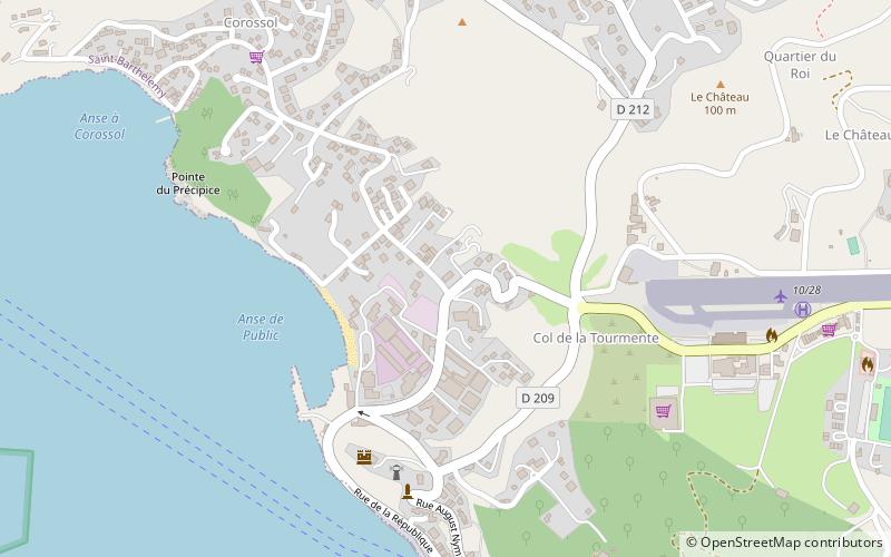 saint barth boat gustavia location map