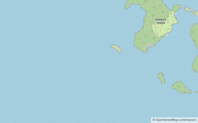 hawkins island hamilton location map