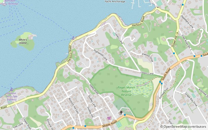 paget parish hamilton location map