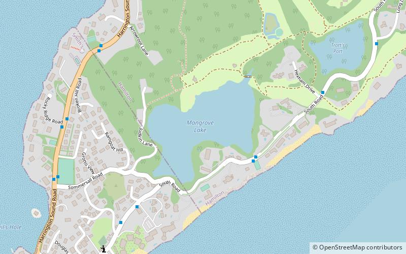 mangrove lake flatts village location map