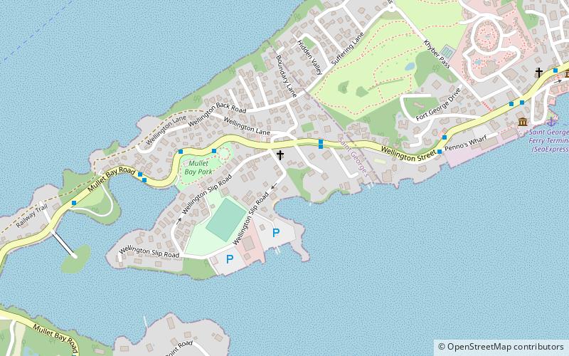 Saint George’s Island location map