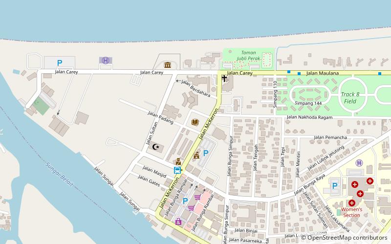 kuala belait library location map