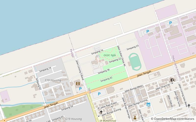Oil and Gas Discovery Centre location map