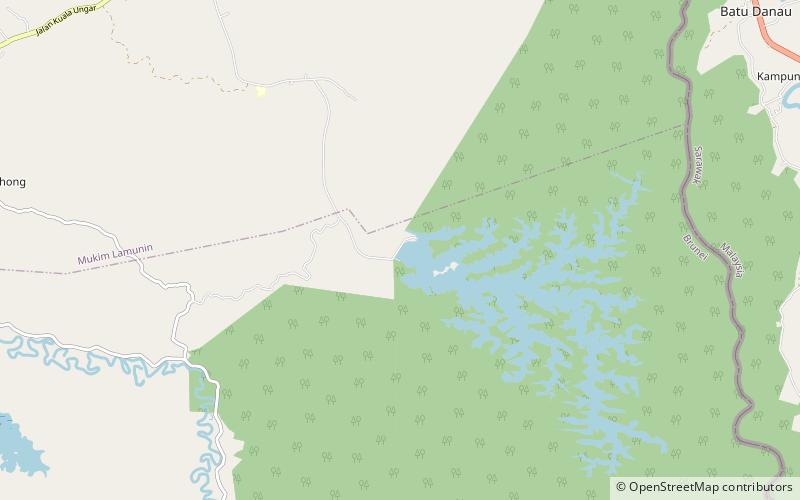 benutan dam location map