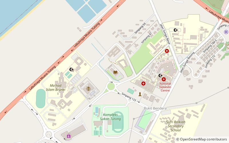 tutong district library location map