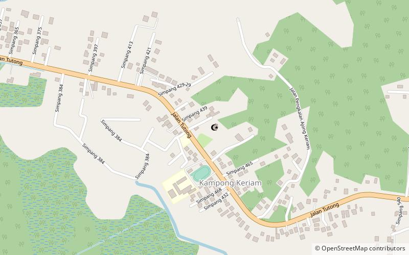 kampong keriam mosque location map