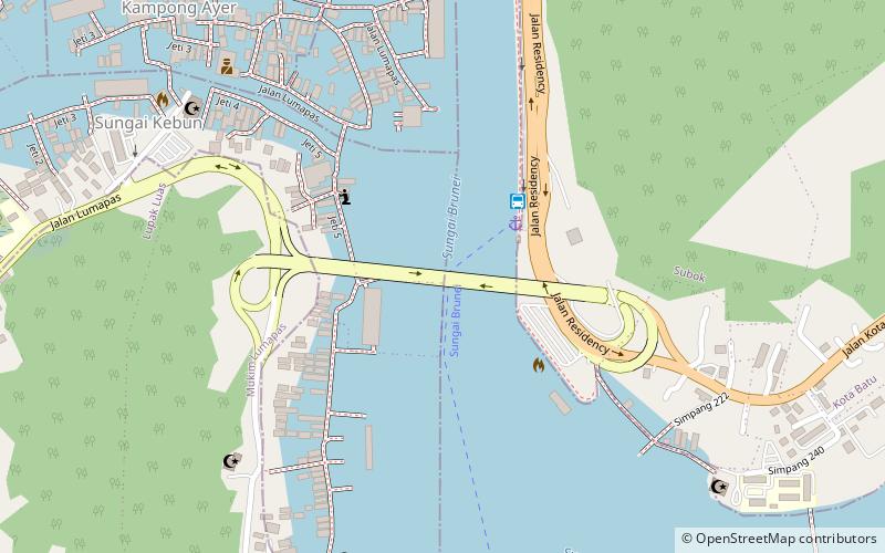 Raja Isteri Pengiran Anak Hajah Saleha Bridge location map