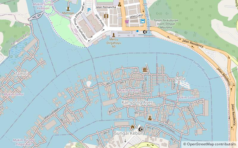 peramu bandar seri begawan location map