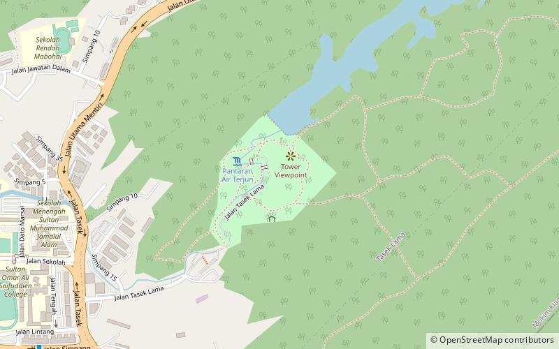 Tasek Lama Recreational Park location map