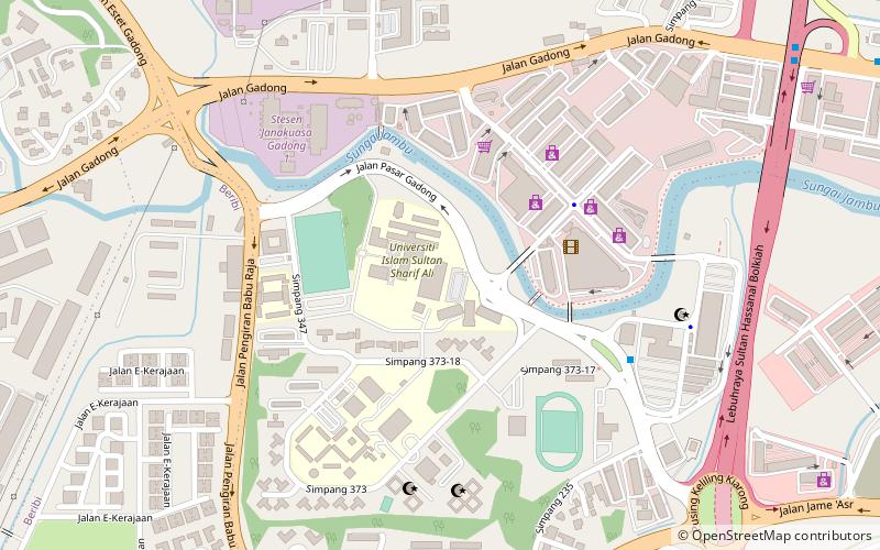 Sultan Sharif Ali Islamic University location map