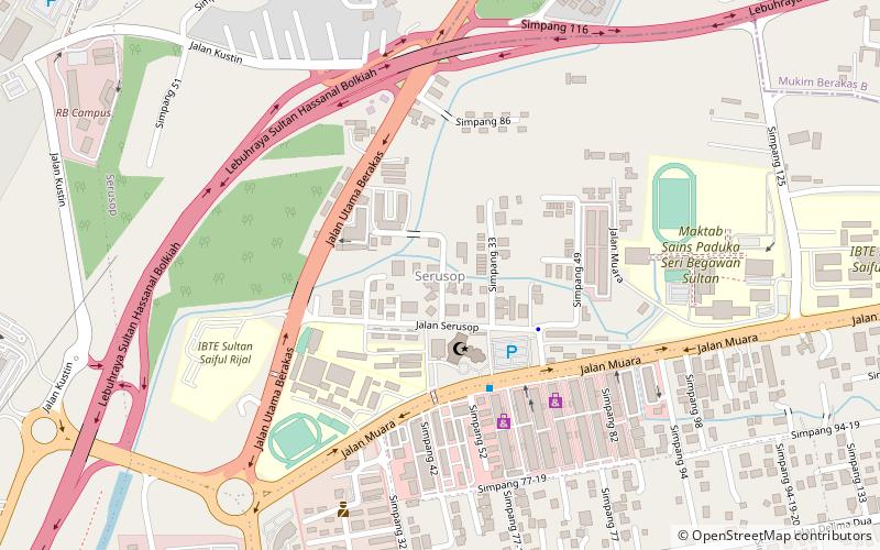 Serusop location map