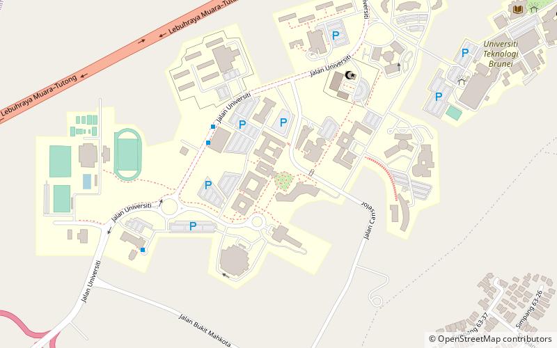 universitat von brunei darussalam location map