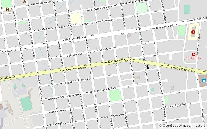 Riberalta location map
