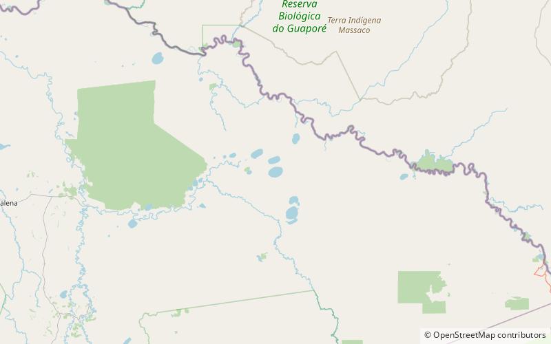 san pedro lake location map