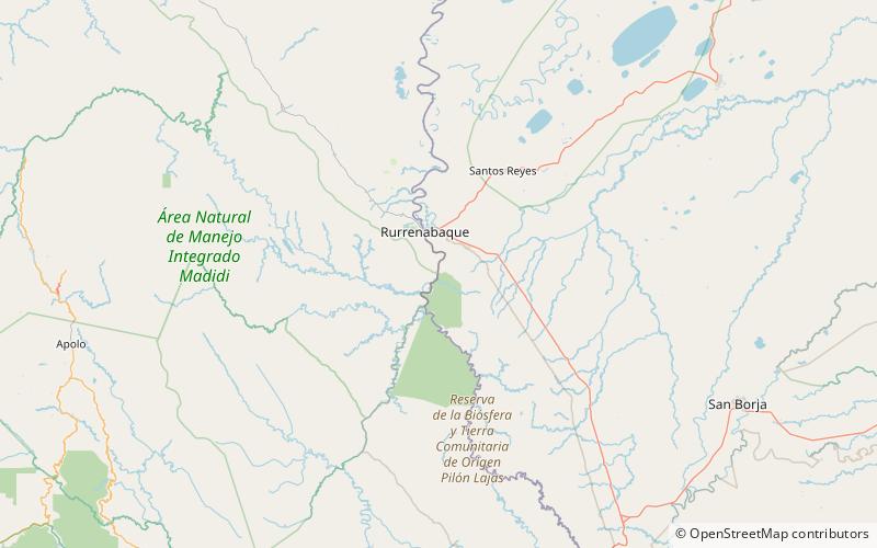 Angosto del Bala location map