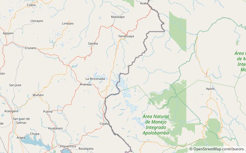 kulli pata parc national madidi location map