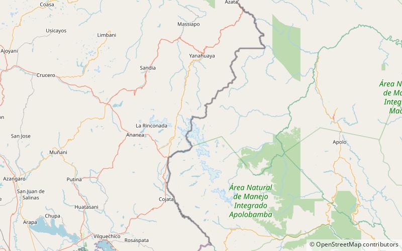 qumir pata nationalpark madidi location map
