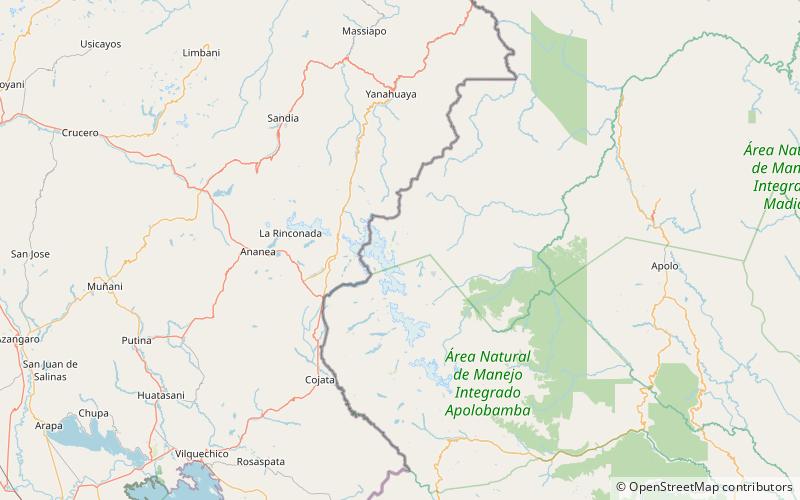 allqamarini madidi national park location map