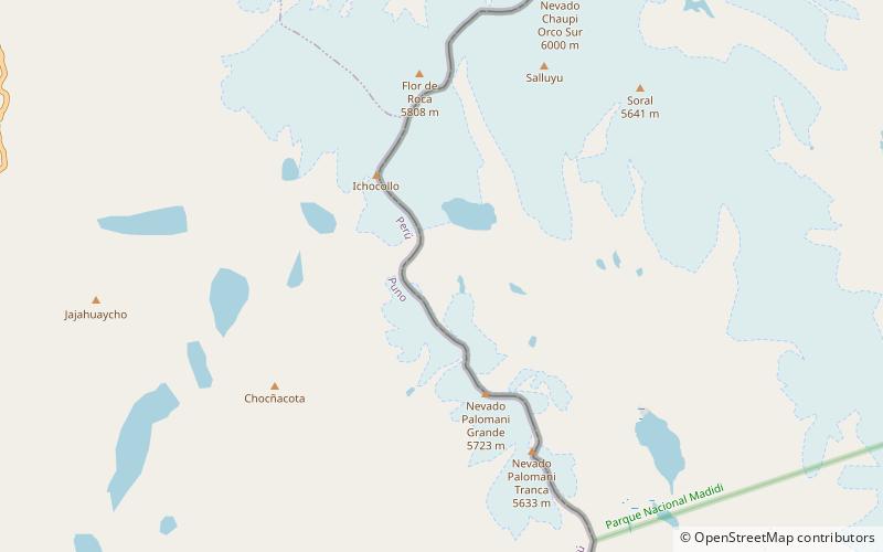 ichocollo park narodowy madidi location map