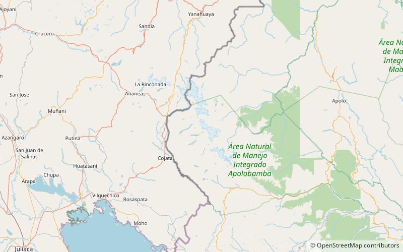 huanacuni biospharenreservat ulla ulla location map