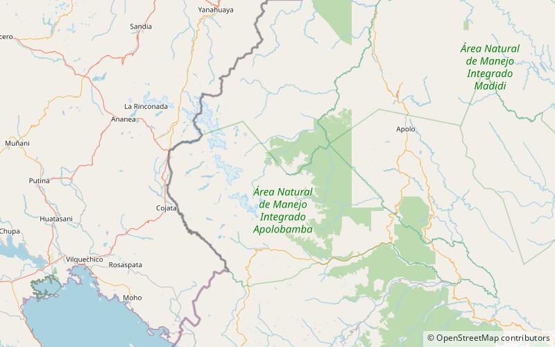 supay punku ulla ulla national reserve location map