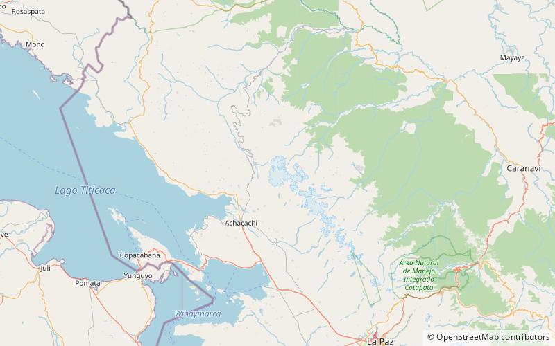 Ancohuma location map