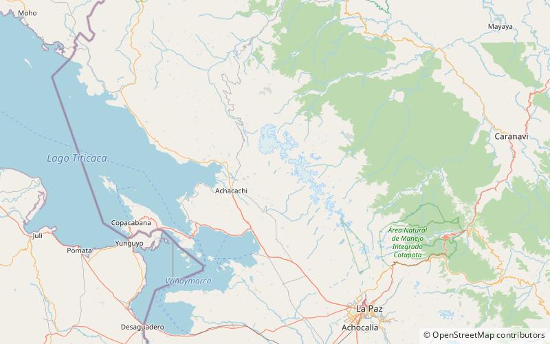 laguna cacha location map