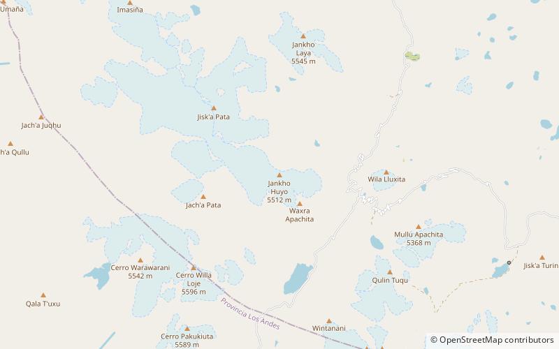 Janq'u Uyu location map