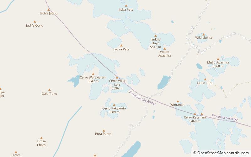 wila lluxi location map