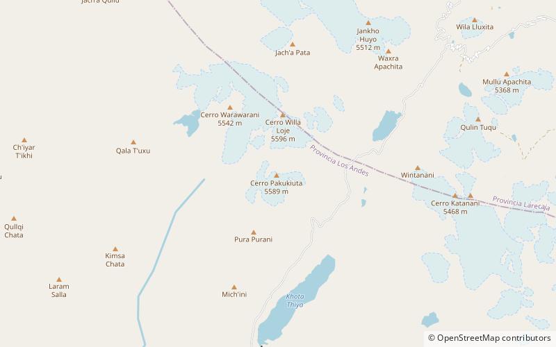 Phaq'u Kiwuta location map