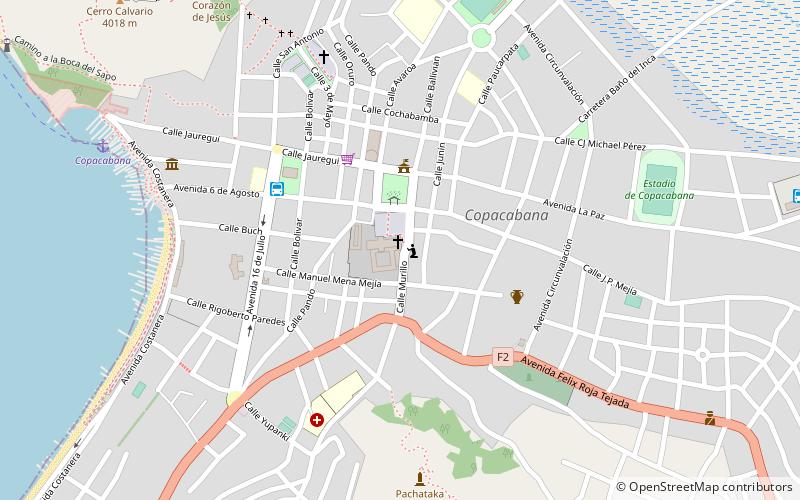 Basilika von Copacabana location map