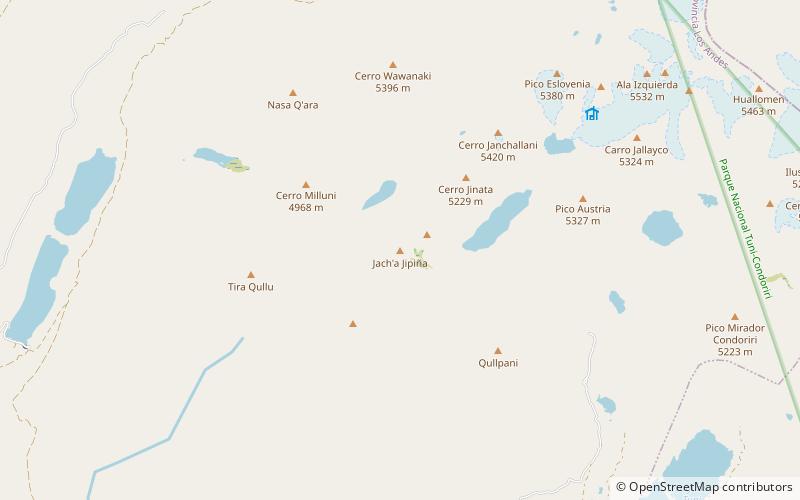 Jach'a Jipiña location map