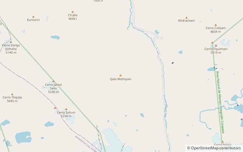 qala wathiyani huayna potosi location map