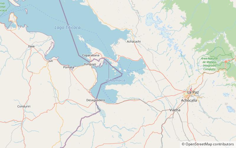 Wiñaymarca location map