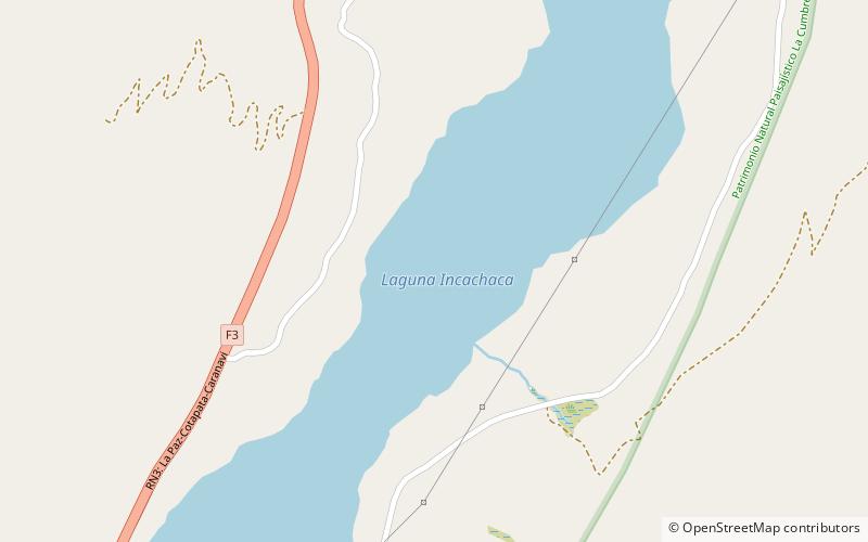 Laguna Incachaca location map