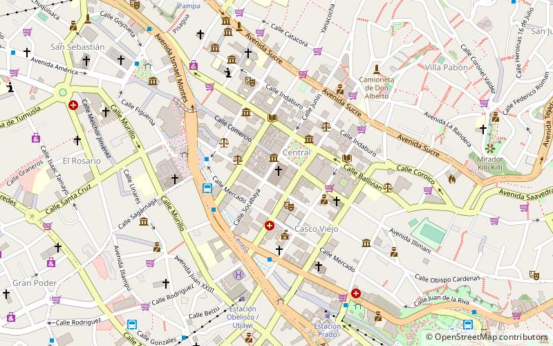 Kathedrale von La Paz location map